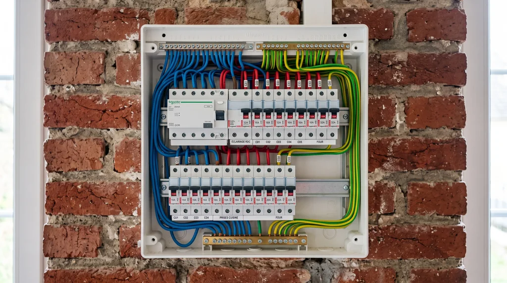 Tableau électrique — contrôle de l'installation intérieure — Électricité à Marseille